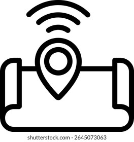 lage wifi iot internet map gps hotspot pin 10755