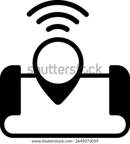 location wifi iot internet map gps hotspot pin 10756