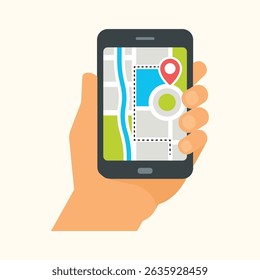Location-based Mobile App for Local Business and Store Discovery with Pin Drop Map