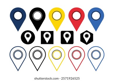 locations icon set locations vector design