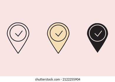 locations icons symbol vector elements for infographic web