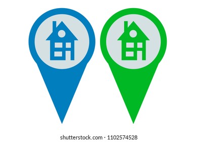 Locator of a house and floor.