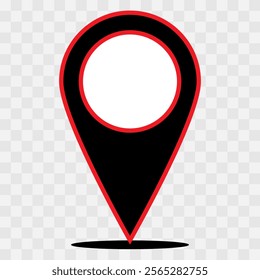 locator icon, map pin vector logo template, symbol sign isolated on transparent background, Map Pin, Place, Location, Address, location icon. Vector map pin, red pin eps10