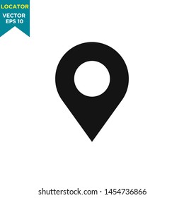 locator icon vector logo template