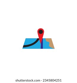 locator icon vector logo template