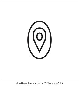 locator line new vector icon