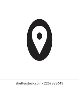 icono de nueva línea de localización vectorial