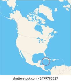 Locator map showing the location of the Cayman Islands