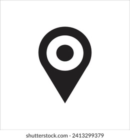 locator vector icon line template
