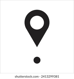 locator vector icon line template