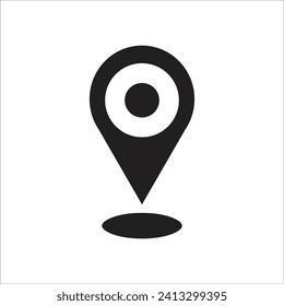 locator vector icon line template