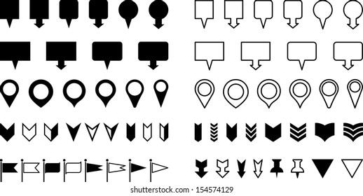 Locators icons