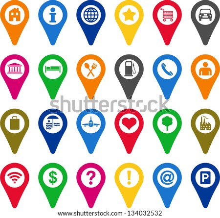 Locators icons