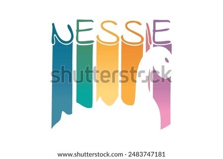 Loch Ness Monster Bundle, Nessie, Split monogram, Lochness, Monster dinosaur, stencil, Loch Ness Clipart, Loch Ness, Loch Ness Vector,
