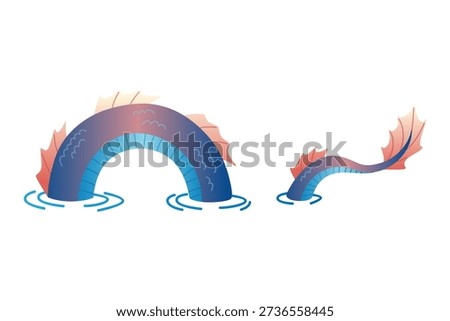 Loch Ness Monster Bundle, Nessie, Split monogram, Lochness, Monster dinosaur, stencil, Loch Ness Clipart, Loch Ness, Vector, monster silhouette