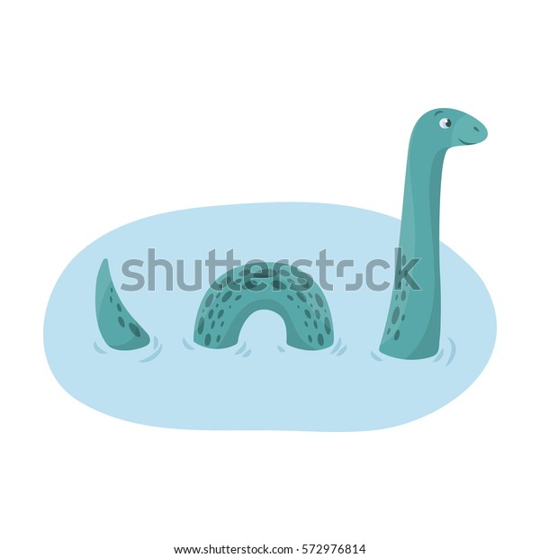 Loch Ness Monster Icon Cartoon Style Stock Vector (Royalty Free) 572976814