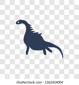 Loch ness monster icon. Trendy Loch ness monster logo concept on transparent background from Fairy Tale collection