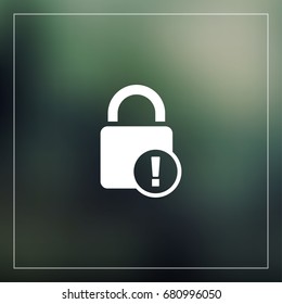lock alert icon