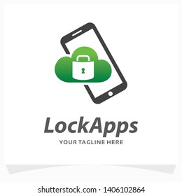 Lock Application Logo Design Template