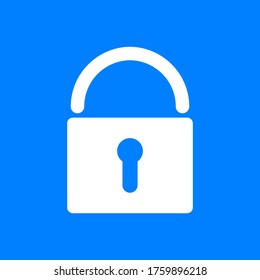 Lock and background as icon