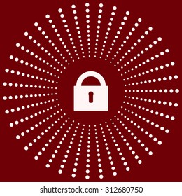 lock black . icon. vector design