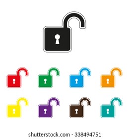 Lock - color vector icon