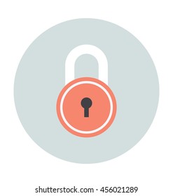 Lock Colored Vector Icon