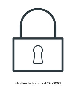 Lock Colored Vector Icon