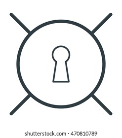 Lock Colored Vector Icon