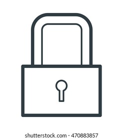 Lock Colored Vector Icon