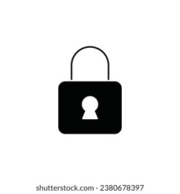 Lock concept line icon. Simple element illustration.Lock concept outline symbol design.