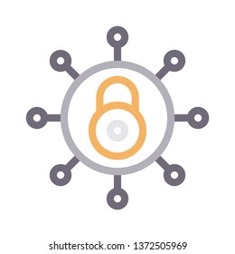 lock connection color line