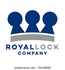 lock and crown logo