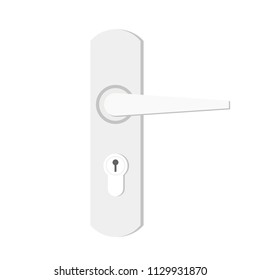 Lock door cartoon vector. free space for text. wallpaper. background.