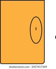 lock door icon design eps