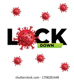 lock down countries due to corona virus