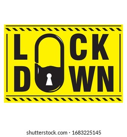 LOCK DOWN GRAPHIC VECTOR BOARD