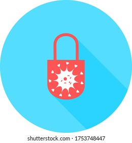 Lock down pandemic stop Novel Coronavirus outbreak covid-19 2019-nCoV symptoms in Wuhan China corona Europe warning and quarantine. Vector illustration protect icon isolation lock down sign symbol