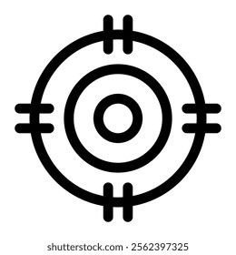 Lock efficiency icon with simple and line style