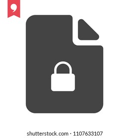 lock file icon