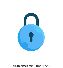 lock flat interface and ui icon 