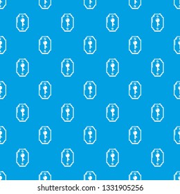 Lock front pattern vector seamless blue repeat for any use