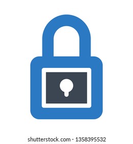 lock glyph double color