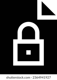 lock graphic focus fill icon for downlaod