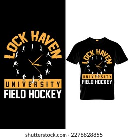 LOCK HAVEN UNIVERSITE FIELD HOCKEY T-SHIRT DESIGN