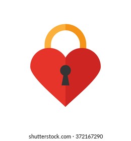 Lock Heart Icon