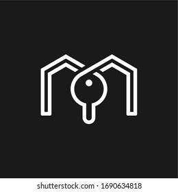 lock home a logo inspiration, good for real estate and a security company 