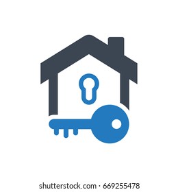 Lock House Icon