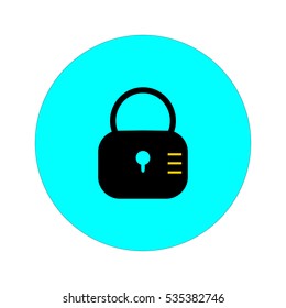 lock icon.