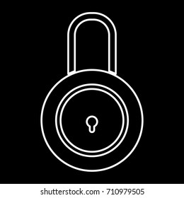 Lock icon .